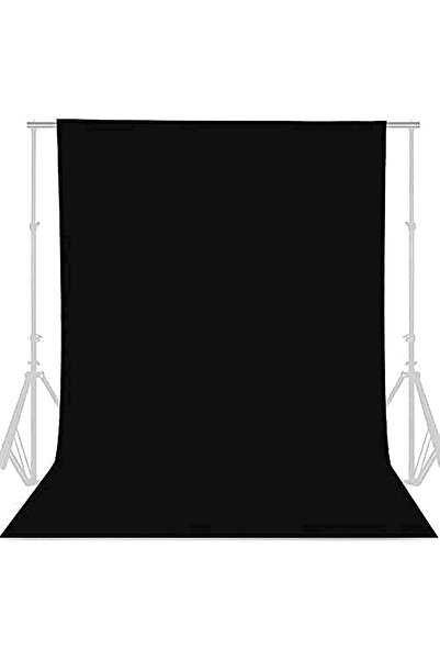 PADOM خلفية تصوير فوتوغرافي من القماش غير المنسوج مقاس 2 × 3 متر (أسود)