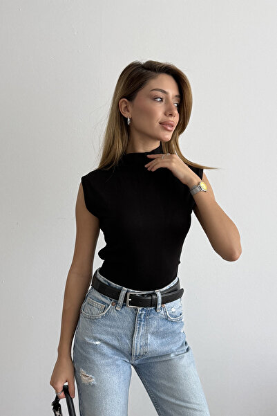 Sun Victoria Women's High Neck Sleeveless Blouse