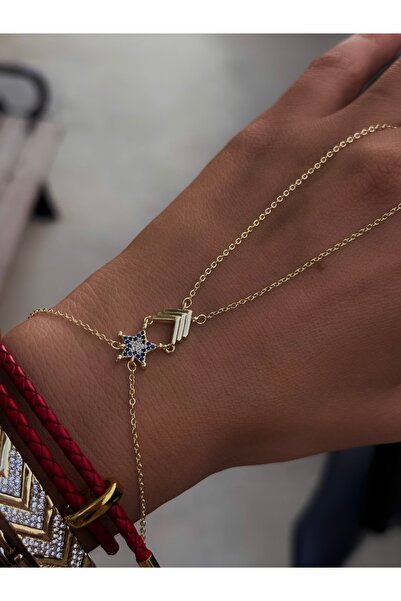 Butik Steel Blue Stone Star Detailed Steel Shahmeran