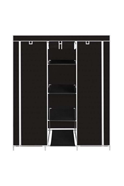 Selgot Dulap textil cu 8 rafturi și închidere cu fermoar, dimensiuni 125 x 43...