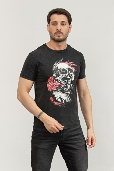 Replay Regular Erkek Bisiklet Yaka T-Shirt