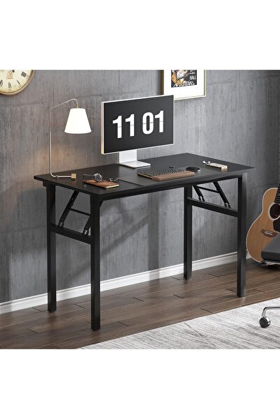 Gogoya مكتب كمبيوتر Gogoya100 سم، طاولة قابلة للطي مدمجة مناسبة للمساحات الصغ...