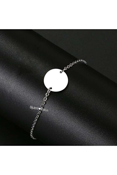 KEVSA Jewelry Brățară din oțel inoxidabil - „Monedă norocoasă” - BF757