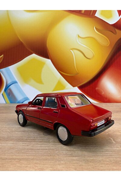 scntoys Renault 12 Toros Diecast Car with Sound and Light Opening Doors Nostalgic Toros Car Metal