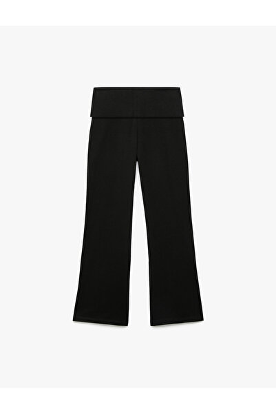 Koton Pamuklu İspanyol Paça Slim Fit Basic Pantolon