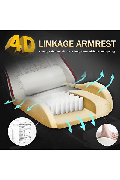 Chulovs Gaming Chair Office Chair High Back Computer Chair Desk Chair RacingAdjustable Swivel Chair