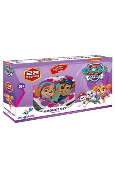 PAW PATROL Magnetic Play Set, 22 Magnets, 13 x 3.5 x 18 cm, Multicolor