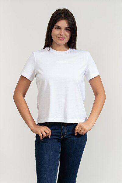 Calvin Klein Kadın Bisiklet Yaka T-Shirt