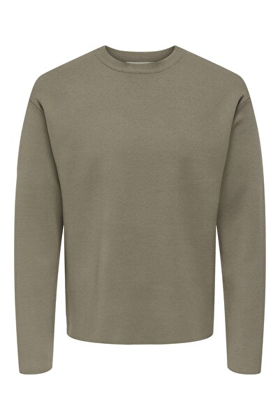 Only & Sons Men's Onscooper Rlx Ls 12 Crew Knit Os22032220-4816519
