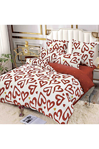 Talis Daria Double Bed Linen 6 Pieces, Cocolino