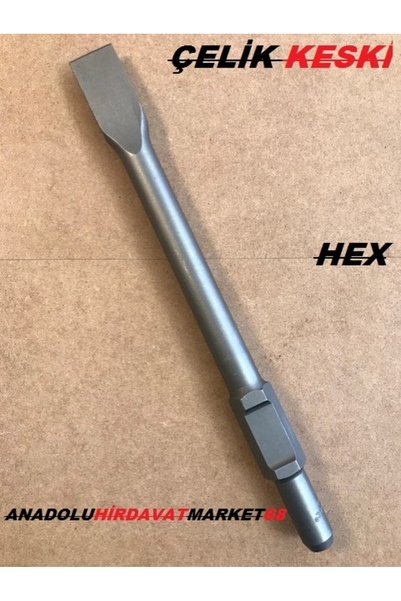 BYT 16KG LUK HİLTİ KESKİSİ KIRICI KESKİSİ HEX BÜYÜK HİLTİ KESKİ 41CM DÜZ KESKİ