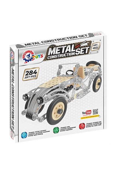 Technok Metal Construction Set - Retro Car, 284 pieces, 18.5x19x3.7 cm