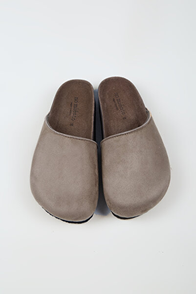 no miento Tonala Women's Vegan Leather Buckle Mink Sabo Slippers