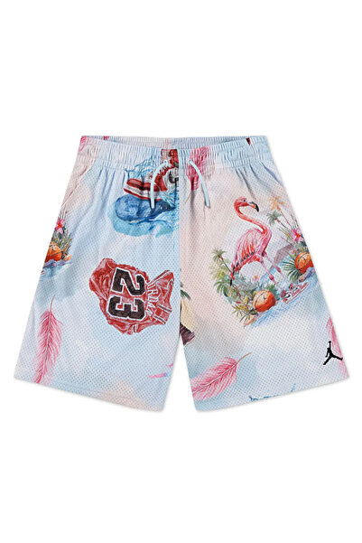 Nike شورت أطفال بنمط فلامنغو من جوردان مع جيوب بتقنية دراي-فيت 95F050