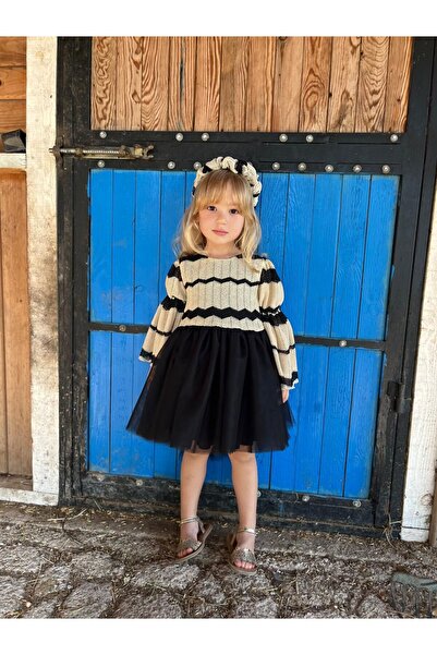 Eslina kız çocuk petek elbise