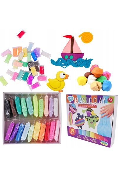 Lovin colored modeling clay set, 20 packs