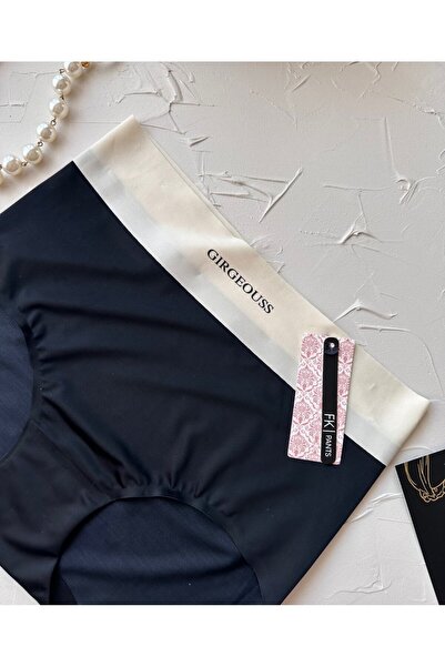 İntive Lingerie Alina, fără sudură, fără urme, talie înaltă, de calitate superioară, cu talie scrisă, alunecare ușoară