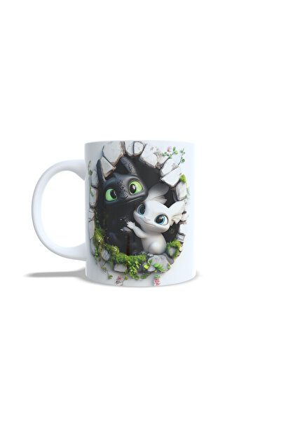 EDESİNG Cartoon Character Dragon Mug Cup