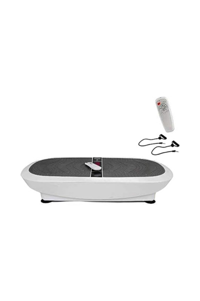 MAX STRENGTH MAXSTRENGTH Vibration Plate - Full Body Fitness Vibration Platform (White/Gray)