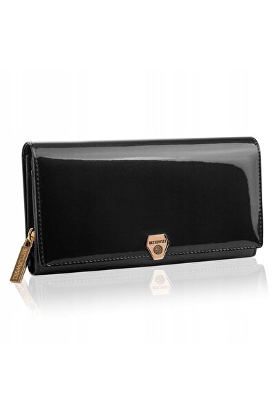 Other BPD-VS-106 BLACK SHINY Women's Wallet