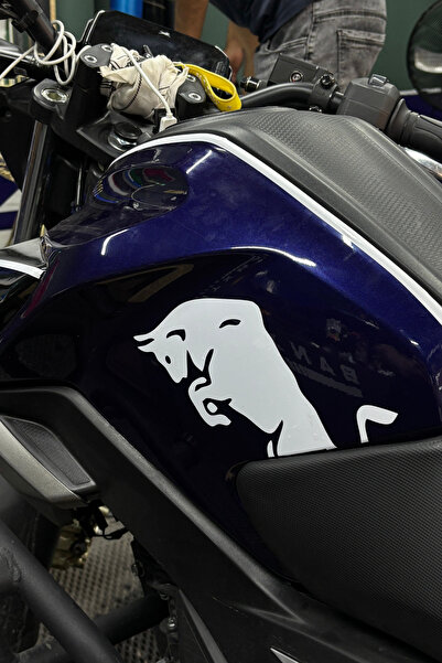 Banxtre ملصق بقري أبيض كبير قابل للتكيف مع الخزانات والصرف الصحي للدراجات الن...