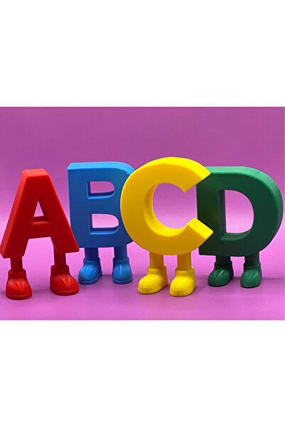 ÇınarETicaret حروف تعليمية ممتعة قائمة بذاتها 6 قطع (سعر 6 حروف)