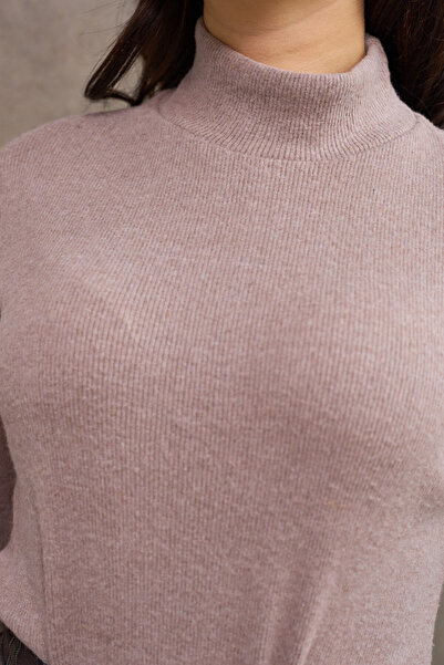 KÜÇÜĞÜM BUTİK Beige High-Necked Badi