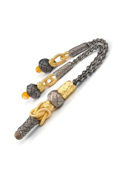 TESBİHCİBABA Chain Knitted Kazaz Prayer Beads Tassel