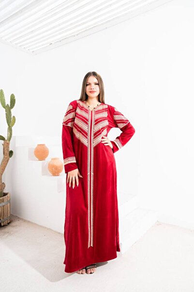 aFANDIN Luxurious velvet jalabiya designed to impress everyone S-103