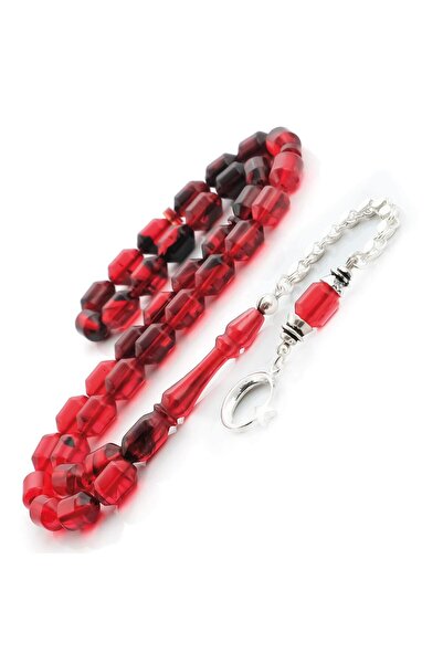 TESBİHCİBABA سبحة بابا من سلسلة كييف من أتيليه بابا، لونها أحمر ليلي يشبه الل...