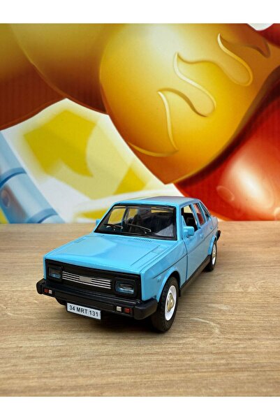 scntoys Fiat /Tofaş Murat 131 Koleksiyon Metal Araba 12cm Nostaljik Araba Mavi Murat 131 Diecast Model Araba