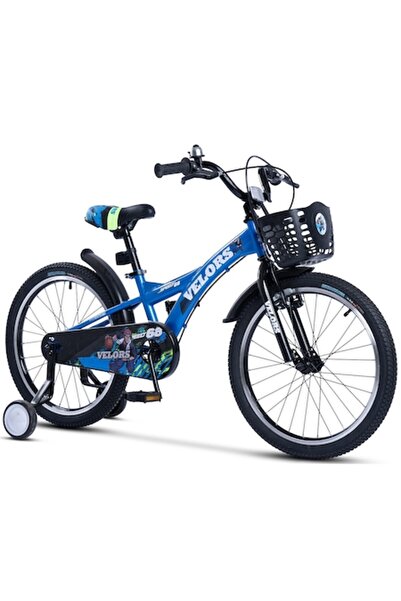 VELORS Bicicletă MTB pentru copii, roți 20", frână V-frână/tambur, albastră, ...