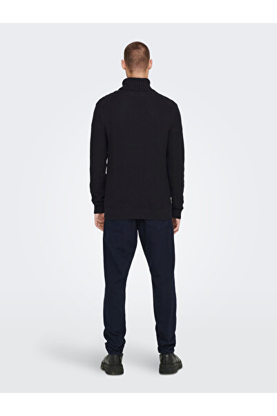 Only & Sons Tricotat cu gât înalt pentru bărbați Onstuck 7 OS22022595-3960029