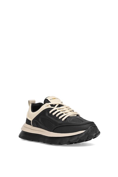 M.P. Günlük Konforlu Rahat Bağcıklı Casual Ayakkabı Siyah