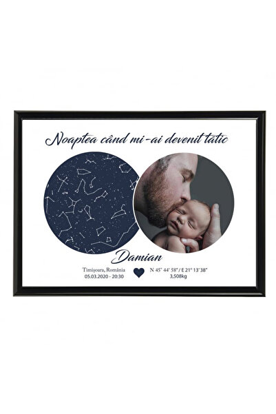 Legendary Gifts Tablou personalizat cu harta stelelor