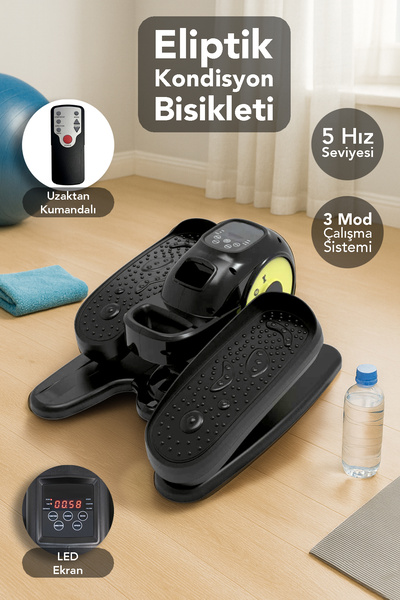 Meleni Home Eliptik Kondisyon Bisikleti - Dijital Göstergeli Egzersiz Aleti T...