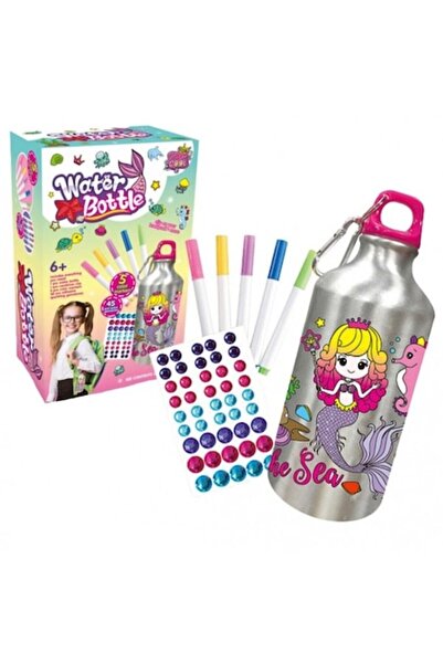 MAKSIK Set creativ de sticlă de apă metalică cu accesorii decorative, Maksik,...