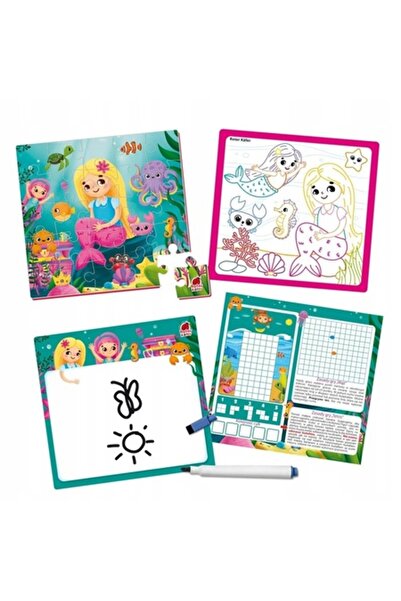 Roter Kafer Joc educativ 4 în 1, sirene, multicolor, 25 de piese, 3+ ani