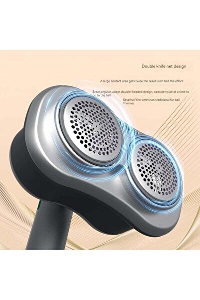 COOYA Fabric Shaver, Electric Lint Shaver, 90°Rotatable Handle, 12-Leaf Blades, Portable Removes Lint