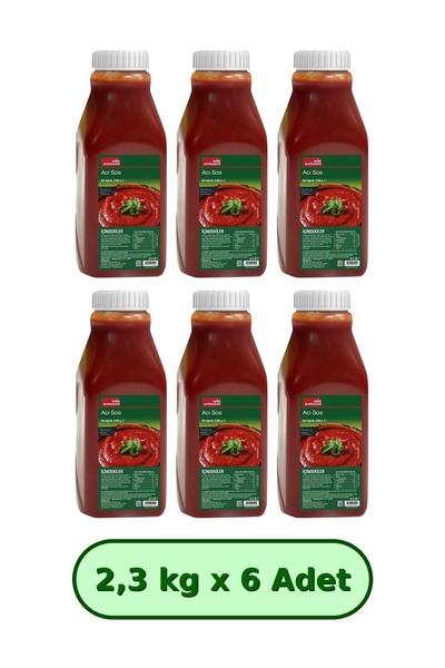 Tada Profesyonel Acı Sos 2,1 kg 6 lı Paket