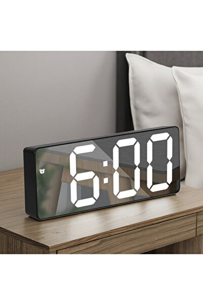 SONEX Dijital Masa Saati – Alarm Erteleme, Gece Modu ve Ses Kontrollü Akıllı LED Saat