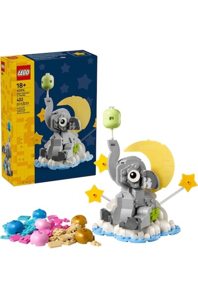 LEGO Set de construcție, Pui de elefant (Multicolor), 402 piese