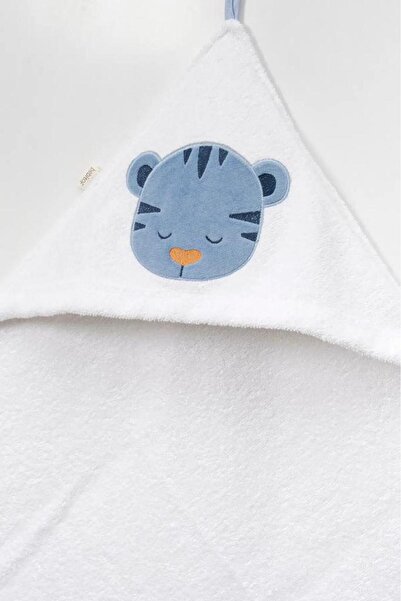 Bebitof 100% Cotton Cute Tiger Patterned Baby Bathrobe Set 0-2 Years Old Boxed Bbtf.Byz.30056