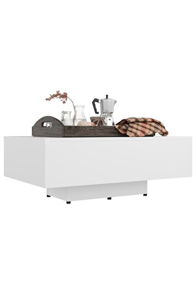 vidaxl Coffee Table White 85x55x31 cm Engineered Wood