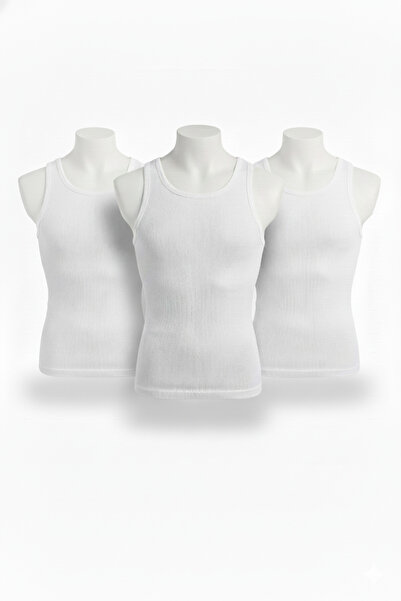 Liber Men's Corded Fabric Undershirts - Buy 3 Pay for 2 Cotton Flexible Athlete Cut