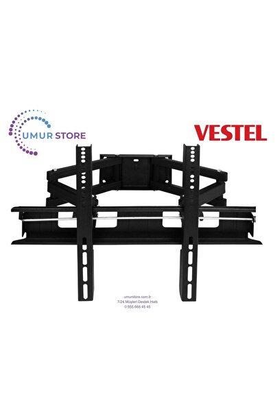 Vestel 65U1040 Uyumlu 42”- 55”- 65”- 75” inç Lcd Led Ekran Tv Hareketli Askı ...
