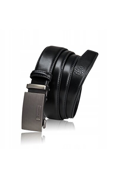 Other Curea din piele pentru bărbați C30-BI BLACK 105 ELITE