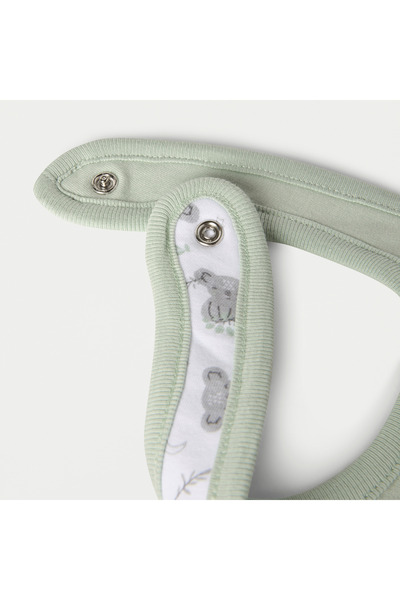 Juniors Koala Applique Bib with Snap Button Fastening