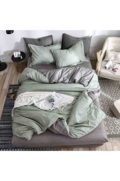 Casa de Vis Double bed linen set, satin cotton, 220 x 230 cm, 4 pieces, multicolor, A50-586