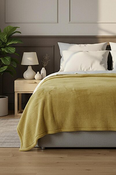 Soley Pufina |   Double Rabbit Fur Textured Plush Blanket & Bedspread |   200X220